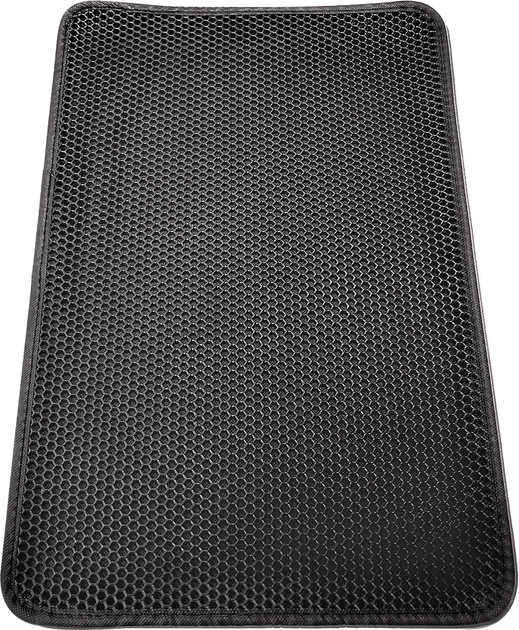 Килимок CAT MAT двошаровий для котячого лотка 60х80 см Чорний (011116) (5705003011116) - зображення 1