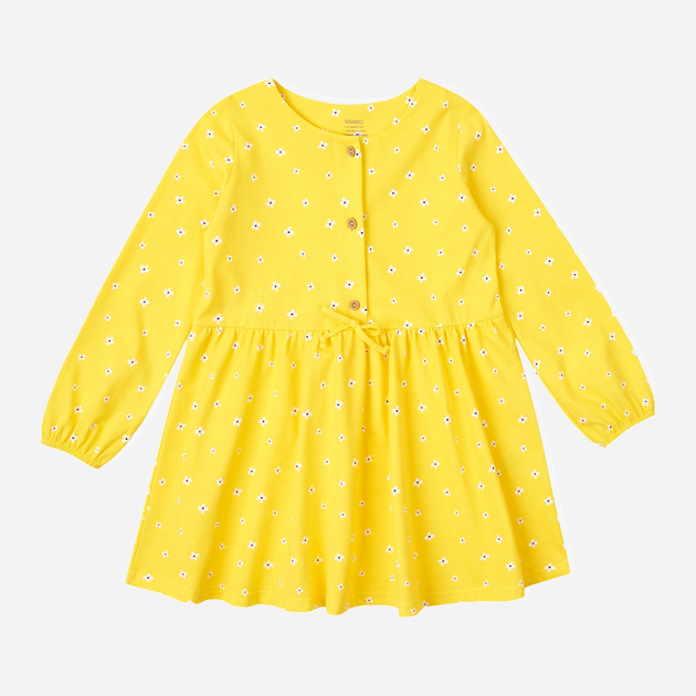 Акція на Дитяче плаття для дівчинки KRAKO 3004D22 92-98 см Жовта від Rozetka