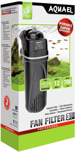 Внутрішній фільтр AquaEl Fan 3 Plus для акваріума до 250 л (5905546030717) - зображення 7