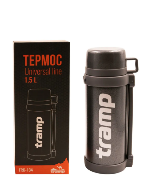 Термос Tramp Universal Line серый 1.5 л (TRC-134-grey) - Фото 2 Термос Tramp Universal Line серый 1.5 л (TRC-134-grey) - зображення 2