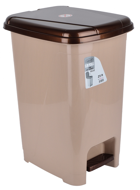 Photos - Waste Bin Violet House Контейнер для мусора  0152 Cappuchino 25 л.  (6733836)