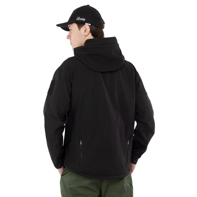 Куртка тактическая флисовая Zelart Tactical Scout 7491 размер L (48-50) Black - изображение 2