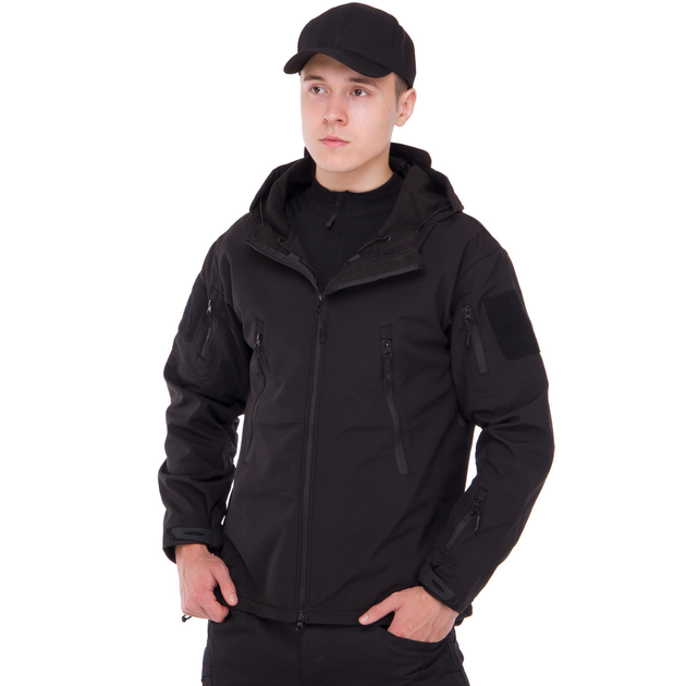 Куртка тактическая Zelart Tactical Scout 5707 размер 3XL (54-56) Black - изображение 1