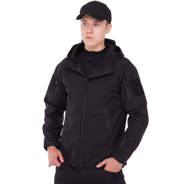 Куртка тактическая Zelart Tactical Scout 5707 размер L (48-50) Black - изображение 1