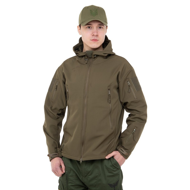 Куртка тактическая флисовая Zelart Tactical Scout 7491 размер XL (50-52) Olive - изображение 1