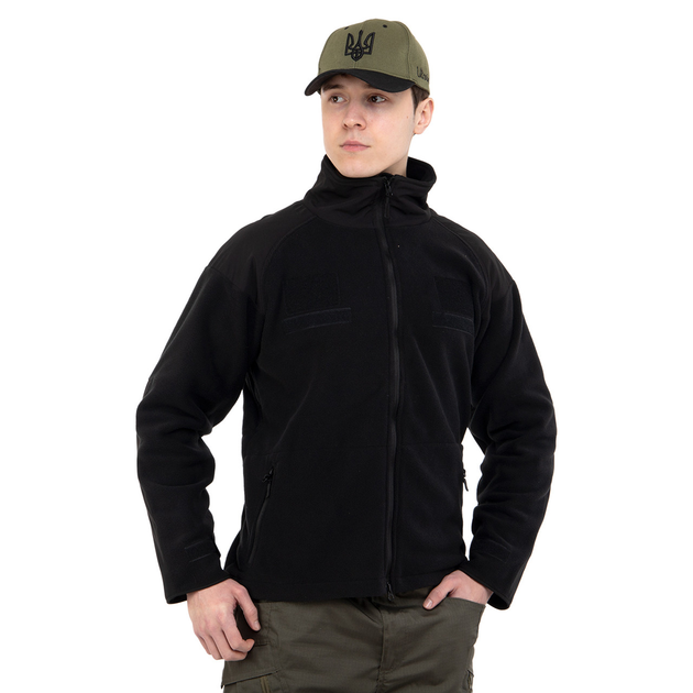 Куртка тактическая флисовая Zelart Tactical Scout 6003 размер XL (50-52) Black - изображение 2