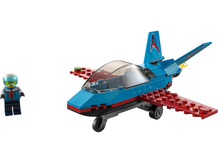 Zestaw klocków LEGO City Samolot kaskaderski 59 elementów (60323) - obraz 2
