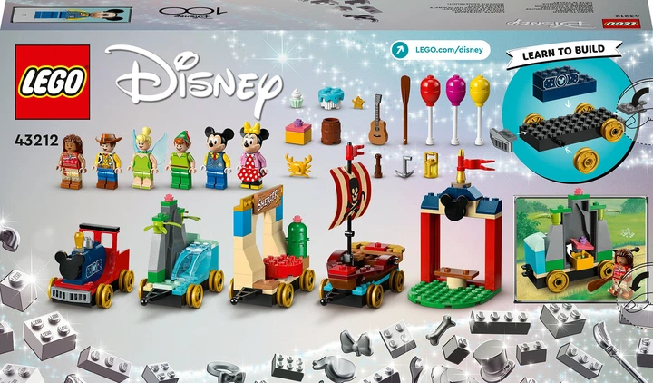 Zestaw klocków LEGO Disney Classic Disney – pociąg pełen zabawy 191 element (43212) - obraz 10