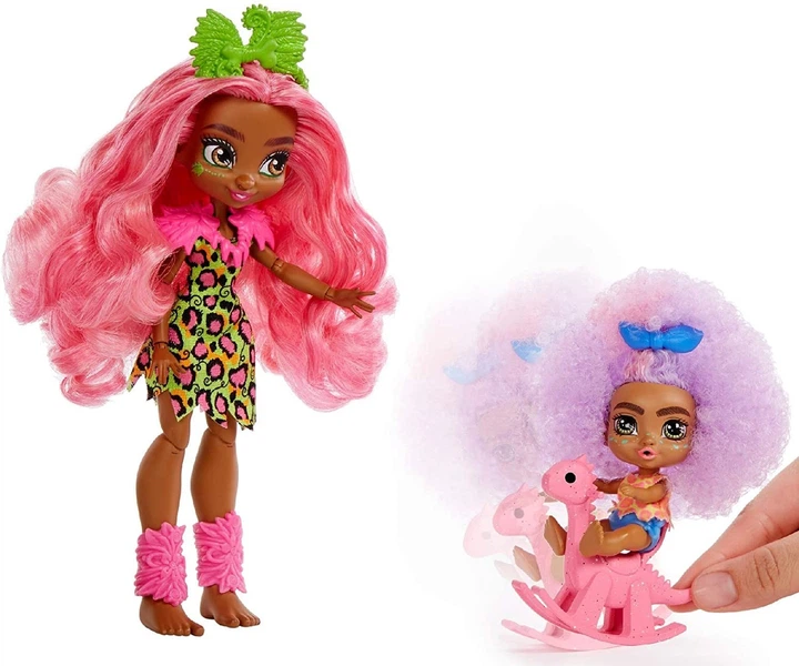 Zestaw do zabawy Mattel Cave Club Jaskiniowa opiekunka GNL92 (887961873276) - obraz 2