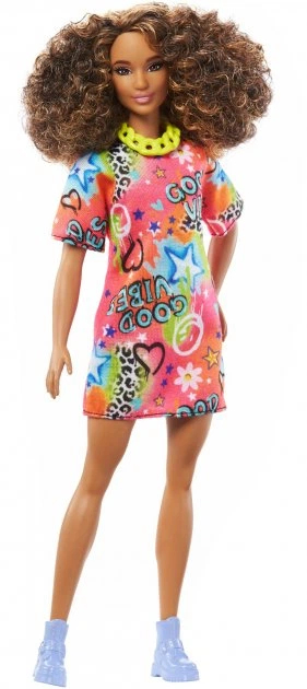 Лялька Barbie "Модниця" в яскравій сукні-футболці HJT00 - изображение 2