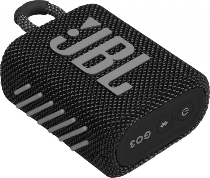Акустична система JBL GO 3 Black (JBLGO3BLK) - зображення 3