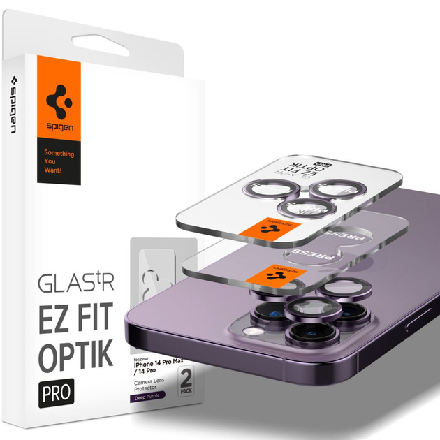 Защитное стекло для камеры Spigen Screen Protector EZ FIT Optik Tr
