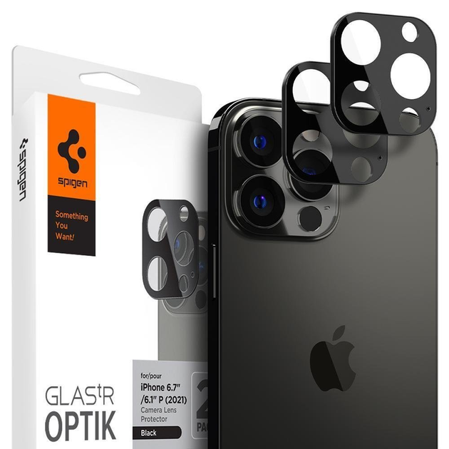 Защитное стекло для камеры Spigen Screen Protector EZ FIT Optik Tr ...