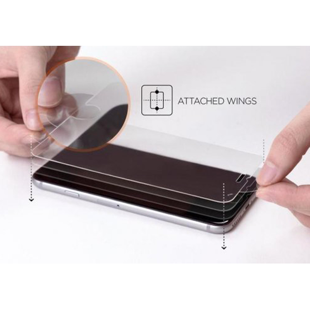 Защитное стекло Spigen Screen Protector EZ FIT Tempered Glass Slim (2pack) для iPhone SE/8/7