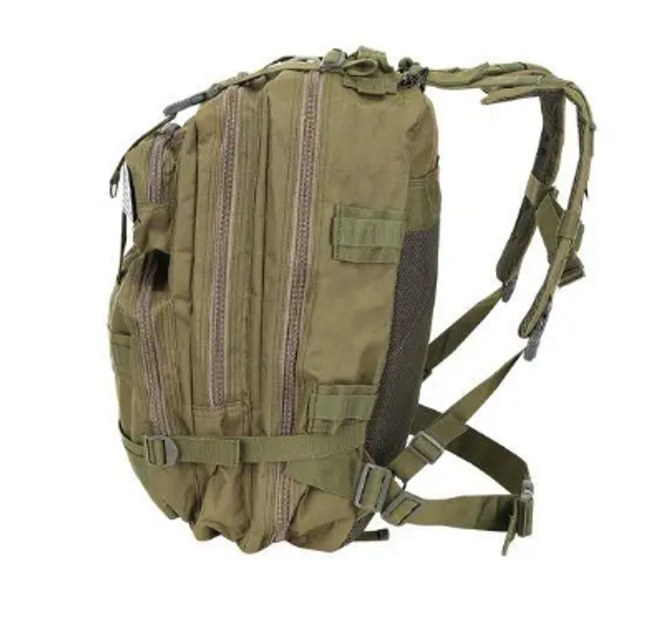 Прочный армейский рюкзак 35L зелёный - изображение 2