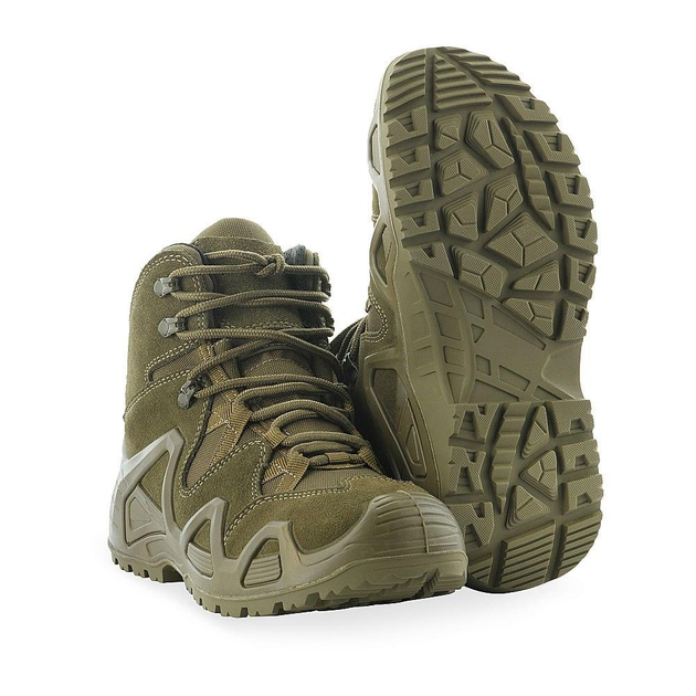 Ботинки тактические Alligator Olive, военные берцы тактические аллигатор, ботинки демисезонные кожаные 43 (OPT-41381) - изображение 1