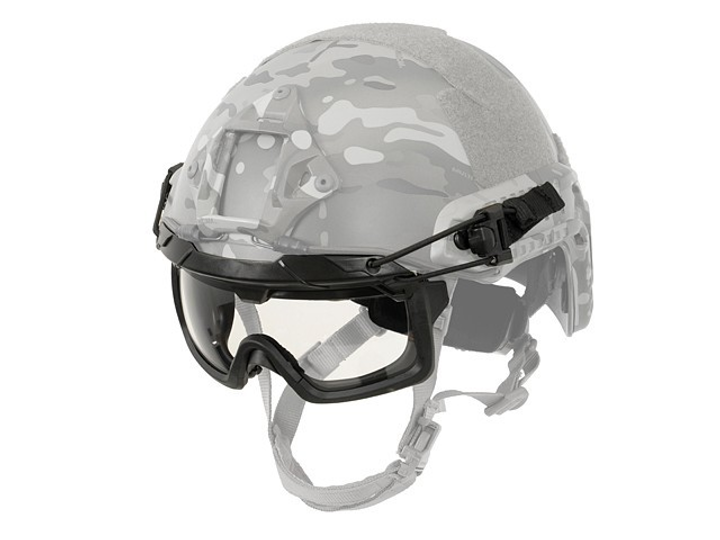 Прозрачные очки для шлема - FAST - Черные - зображення 1