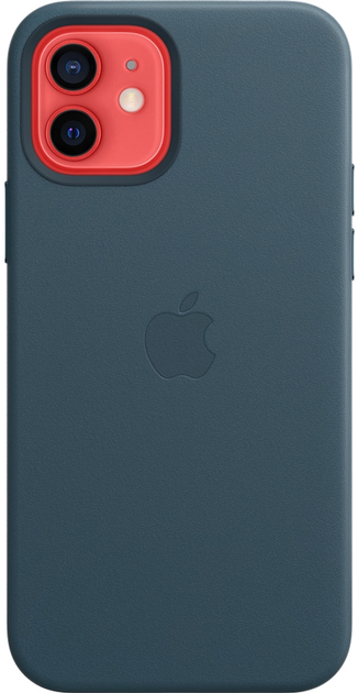 Etui Apple MagSafe Leather Case do Apple iPhone 12/12 Pro Baltic Blue (MHKE3) - obraz 3
