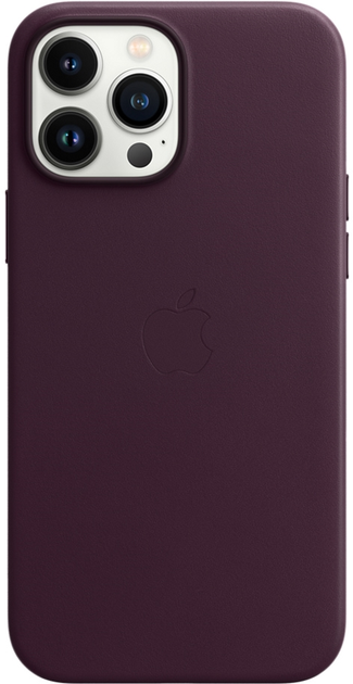 Etui Apple MagSafe Leather Case do Apple iPhone 13 Pro Max Dark Cherry (MM1M3) - obraz 2