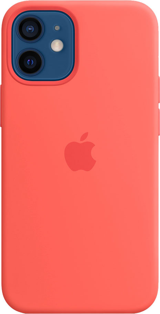 Панель Apple MagSafe Silicone Case для Apple iPhone 12 mini Pink Citrus (MHKP3) - зображення 1