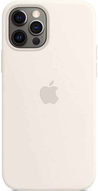 Etui Apple MagSafe Silicone Case do Apple iPhone 12/12 Pro White (MHL53) - obraz 7