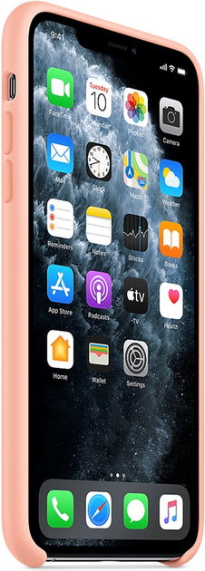 Etui Apple Silicone Case do Apple iPhone 11 Pro Max Grapefruit (MY1H2) - obraz 5