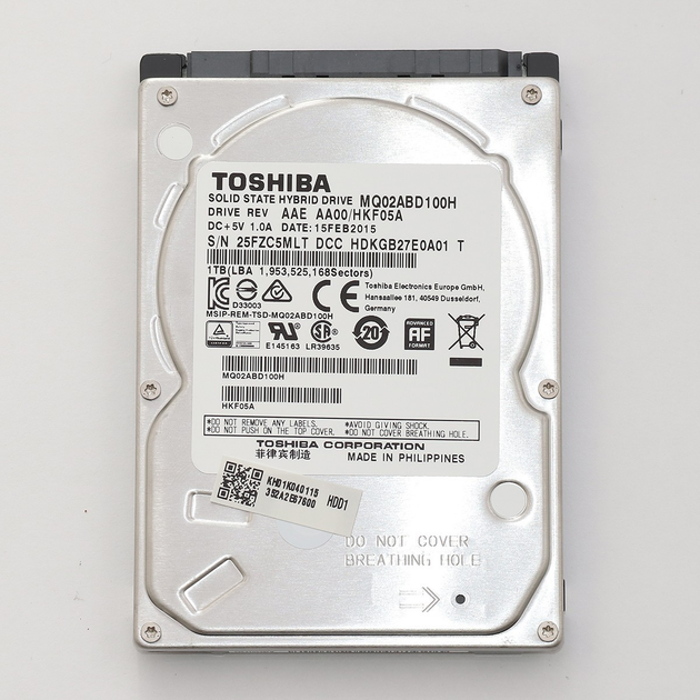 Б/У Жесткий диск Toshiba HDD 1Tb 5400rpm 64MB MQ02ABD100H 2.5 SATA III ...