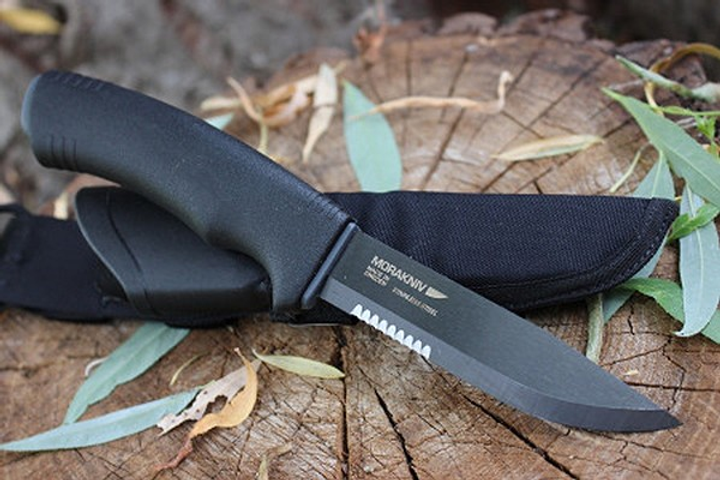 Нож Morakniv Bushcraft Black SRT нержавеющая сталь (12491) - изображение 1