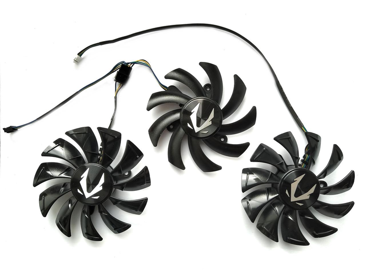 Вентилятор Apistek для видеокарты Zotac PGF GA92S2U GA91S2H комплект 3 шт (№423) - изображение 1