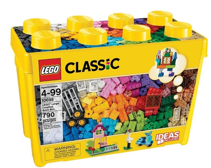 Zestaw klocków LEGO Classic Pudełko klocków dla kreatywnego konstruowania 790 elementów (10698) - obraz 1