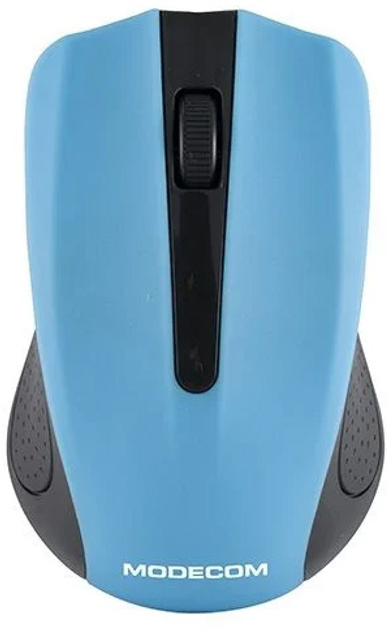 Bezprzewodowa mysz Modecom MC-WM9 czarno-niebieska (M-MC-0WM9-140) - obraz 1