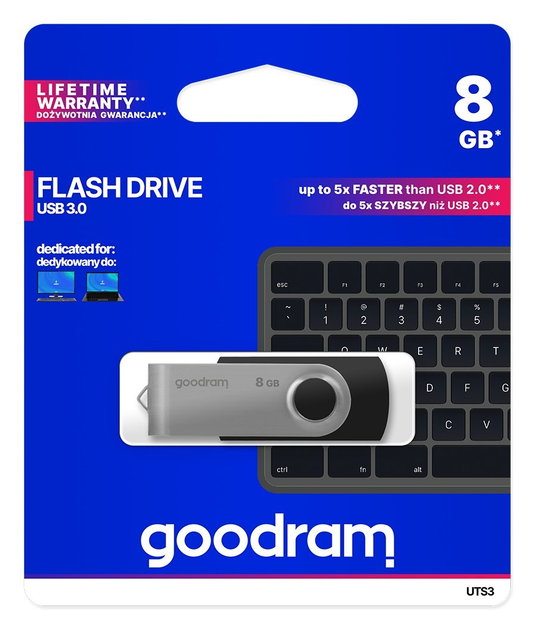 Goodram Twister 8GB USB 3.0 (UTS3-0080K0R11) - зображення 2