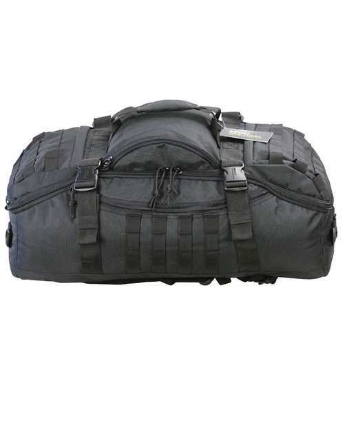 Сумка тактична дорожня для речей KOMBAT UK Operators Duffle Bag 60л чорний TR_kb-odb-blk - зображення 1