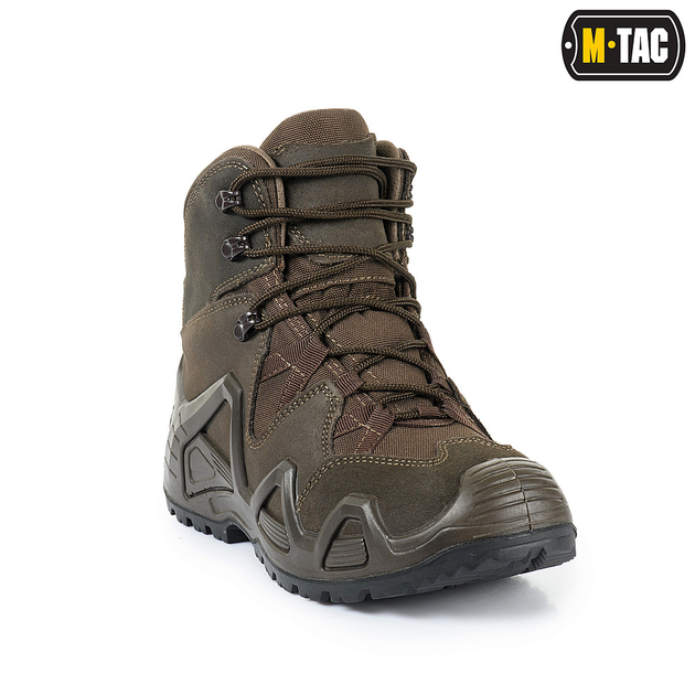 Ботинки тактические M-Tac замшевые обувь для военнослужащих Alligator 43 коричневый TR_30801014-43 - изображение 2