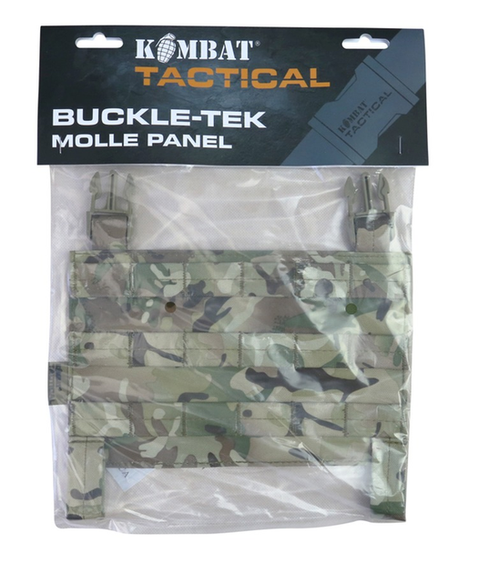 Панель для плитоноски KOMBAT UK Buckle-tek Molle Panel мультикам TR_kb-btmp-btp - изображение 2