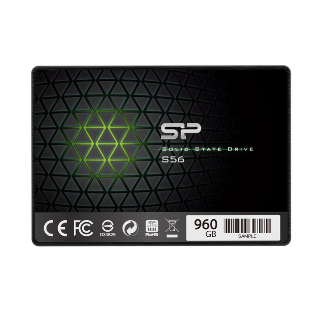 Dysk SSD Silicon Power S56 120GB 2.5" SATAIII TLC (SP120GBSS3S56B25) - obraz 1