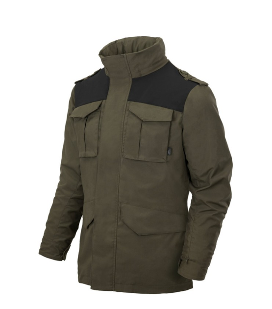 Куртка Covert M-65 Jacket Helikon-Tex Taiga Green/Black XL Тактична чоловіча - зображення 1