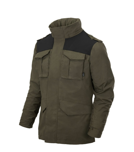 Куртка Covert M-65 Jacket Helikon-Tex Taiga Green/Black S Тактическая мужская - изображение 1