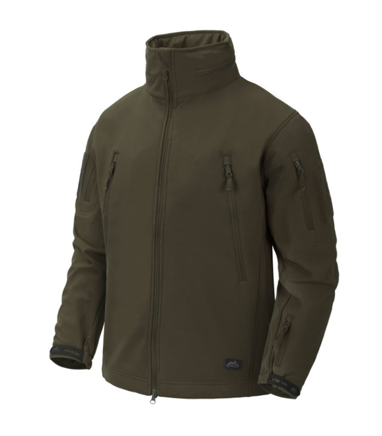 Куртка ветровка Gunfighter Jacket - Shark Skin Windblocker Helikon-Tex Taiga Green XXL Тактическая - изображение 1