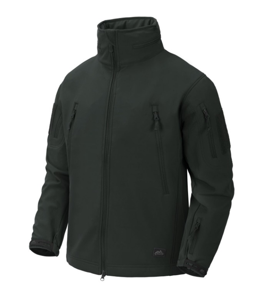 Куртка куртка Gunfighter Jacket - Shark Skin Windblocker Helikon-Tex Jungle Green (Темно-сірий) S Тактична - зображення 1