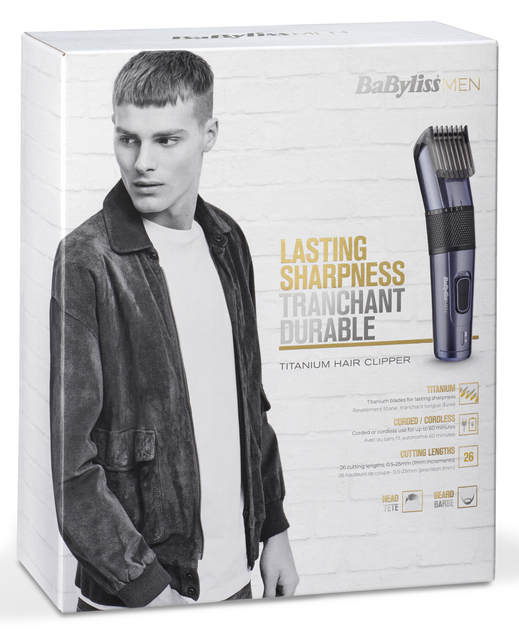 Maszynka do strzyżenia włosów Babyliss E976E (3030050153231) - obraz 7