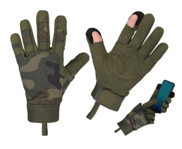 Защитные мужские армейские перчатки Dominator Tactical Олива 2XL (Alop) для армии профессиональных операций и тренировок максимальная защита и производительность безопасность - изображение 1