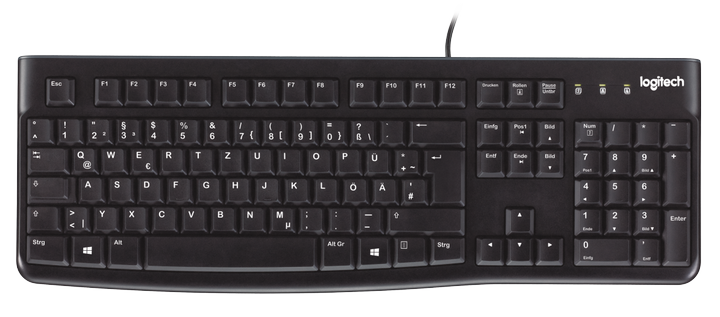 Клавиатура проводная Logitech K120 USB UKR OEM (920-002643) - изображение 1