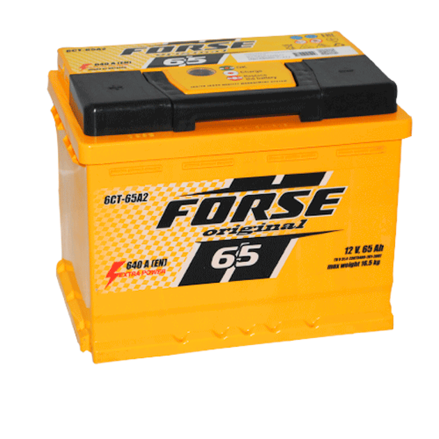 Автомобільний акумулятор FORSE 65Ah 640A L+ (ISTA, Україна) - изображение 2