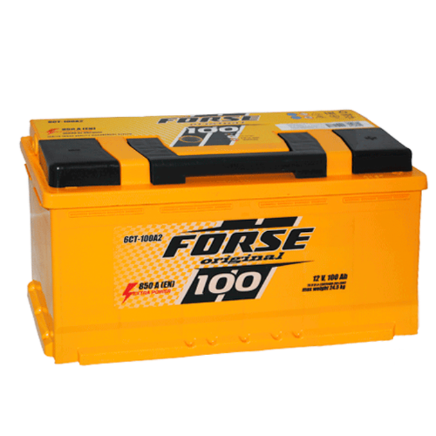 Автомобільний акумулятор FORSE 100Ah 850A R+ (ISTA, Україна) – фото ...