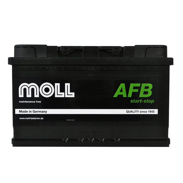 Автомобільний акумулято MOLL AFBstart/stop 86Ah 820A R+ - изображение 2