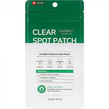 Патчі для обличчя Some By Mi Clear Spot Patch для проблемної шкіри 18 шт. (390015) - Фото 1 Патчі для обличчя Some By Mi Clear Spot Patch для проблемної шкіри 18 шт. (390015) - изображение 1