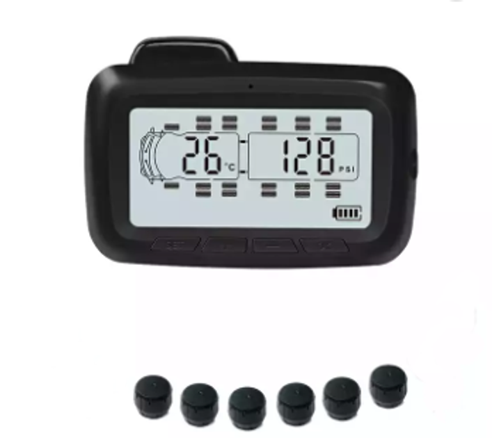 Система контроля давления и температуры в шинах TPMS Careud U903RV для грузовиков, внешние датчики - изображение 1