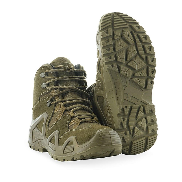 Ботинки тактические Alligator Olive, военные берцы тактические аллигатор, ботинки демисезонные кожаные 41 (SK-1152-1) - изображение 1