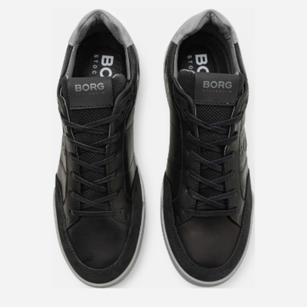 Buty sportowe męskie niskie Bjorn Borg SL200 LEA 2312-643501-0999 41 BLK (8720656471192) - obraz 3